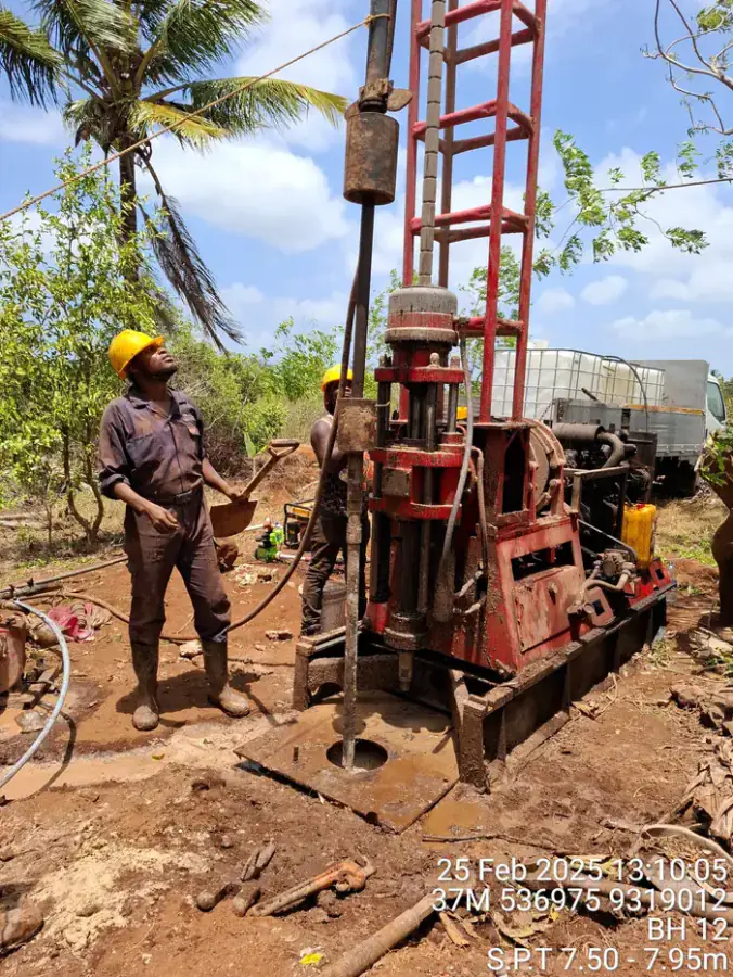 Binsalim owned drilling rig operating on a site in Zanzibar