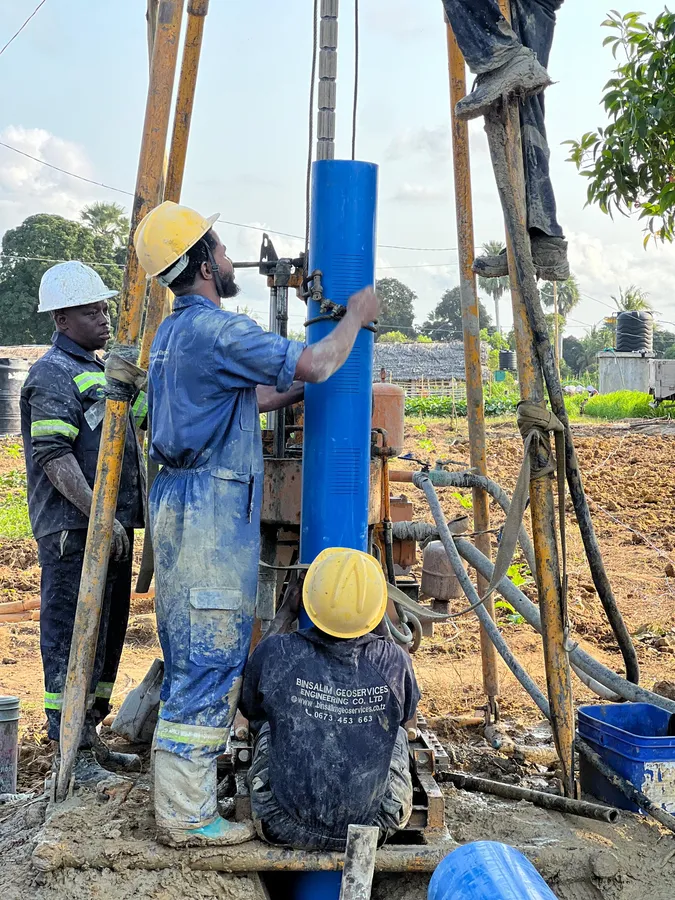 Water Well Drilling - field work 4